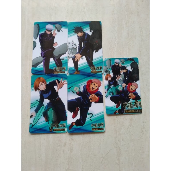 photocard/pc Jujutsu Kaisen + Free Innersleeve Gojo,Megumi,Yuuji, Nobara