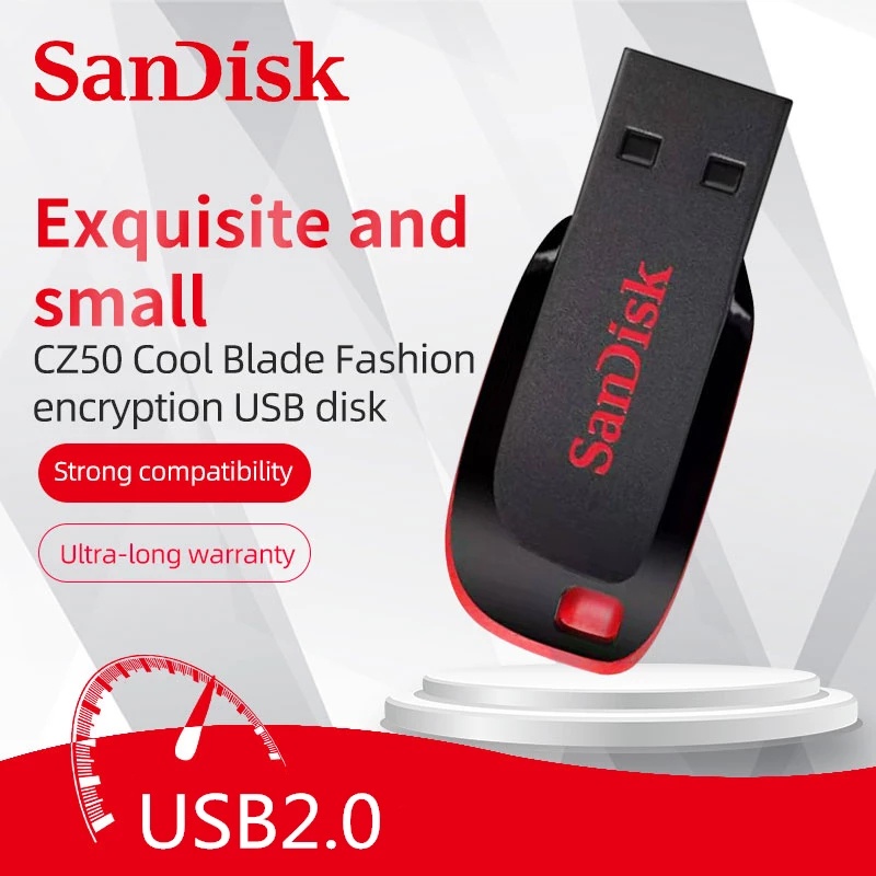 Sandisk CZ50 Flash Disk USB 2.0 Kapasitas 1TB 512GB 256GB 128GB