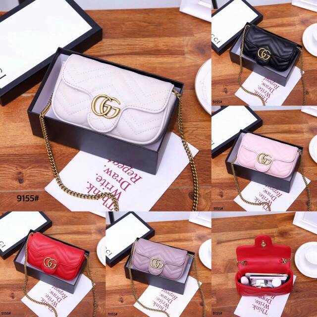 GUCCI Marmont Super Mini Include BOX MARMONT-9155 vl