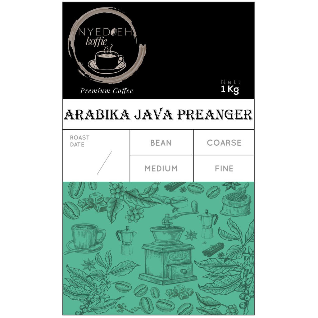 

KOPI ARABIKA JAVA PREANGER 1 KG KILO ARABICA