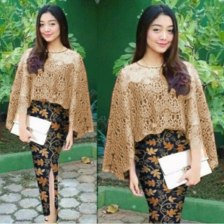  Setelan  Vinika Setelan  Batik  Brukat Wanita  Baju Kebaya 