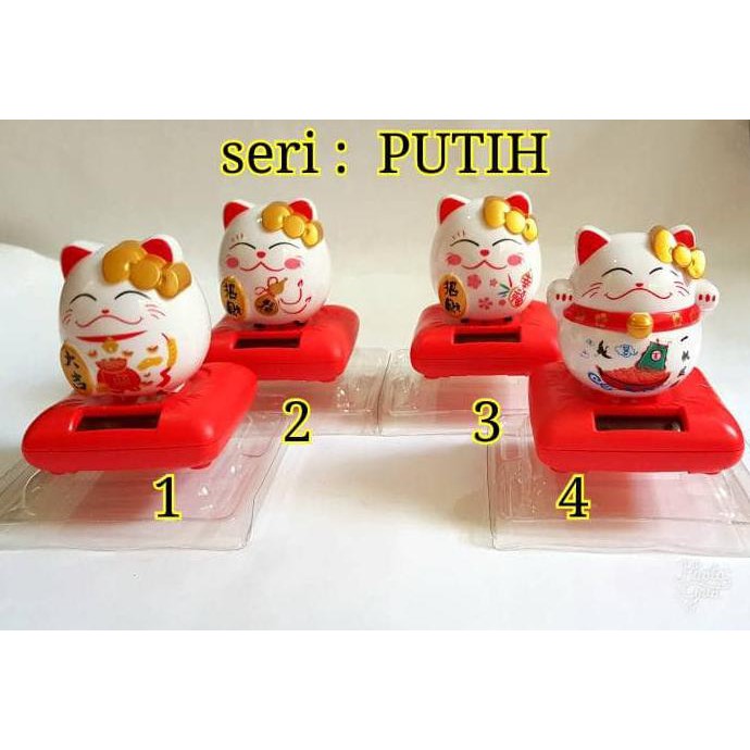 

MANEKI NEKO KUCING TANGAN GOYANG KADO MURAH SOVENIR JEPANG LUCKY CAT