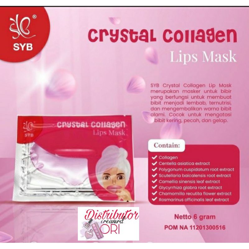 SYB Crystal Collagen Lips Mask / Masker Bibir Collagen lip mask-1