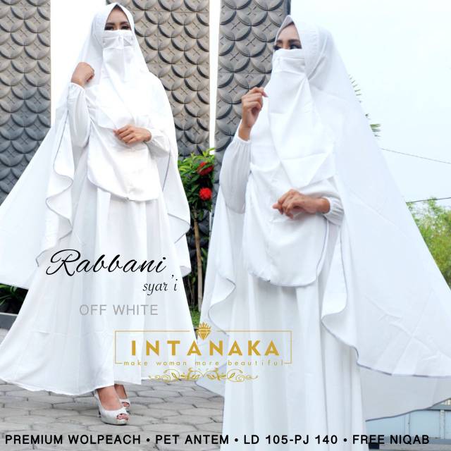 GAMIS UMROH RABBANI SYARI ORIGINAL BY INTANAKA