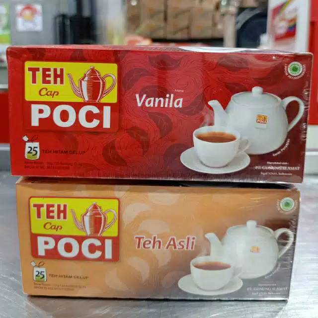 Jual Teh Celup Cap Poci 25 Bags Indonesiashopee Indonesia 0145