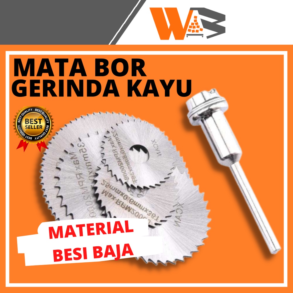 COD Mata Bor Pemotong Kayu Gerinda Mini Pisau Gerinda Kayu Alat Potong Triplek Saw Blade D47