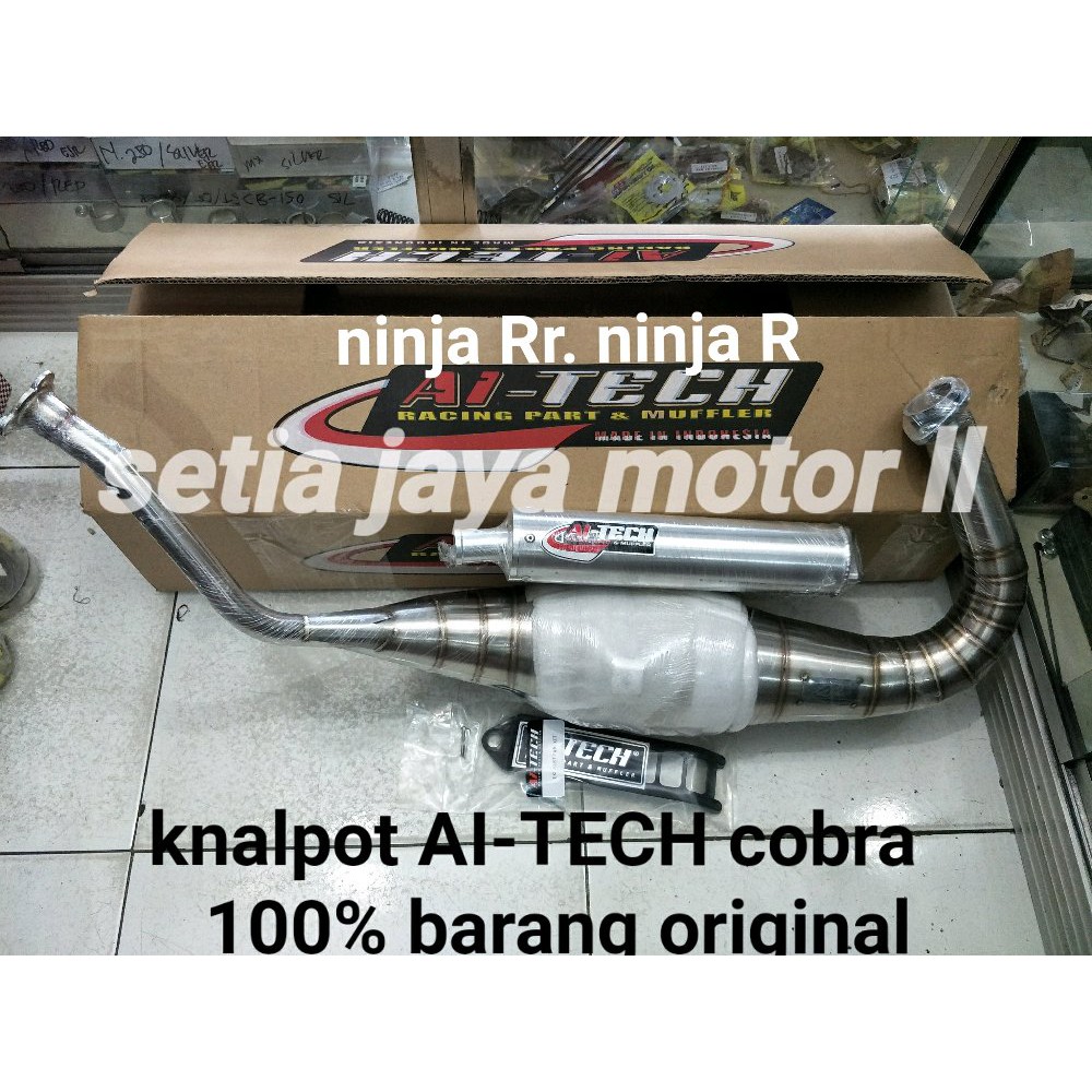 knalpot ai-tech cobra ninja Rr ninja R original Murah bac 9244