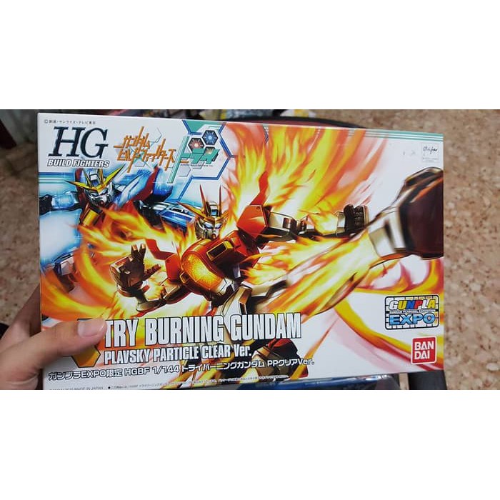 HGBF Try Burning Gundam Clear Version