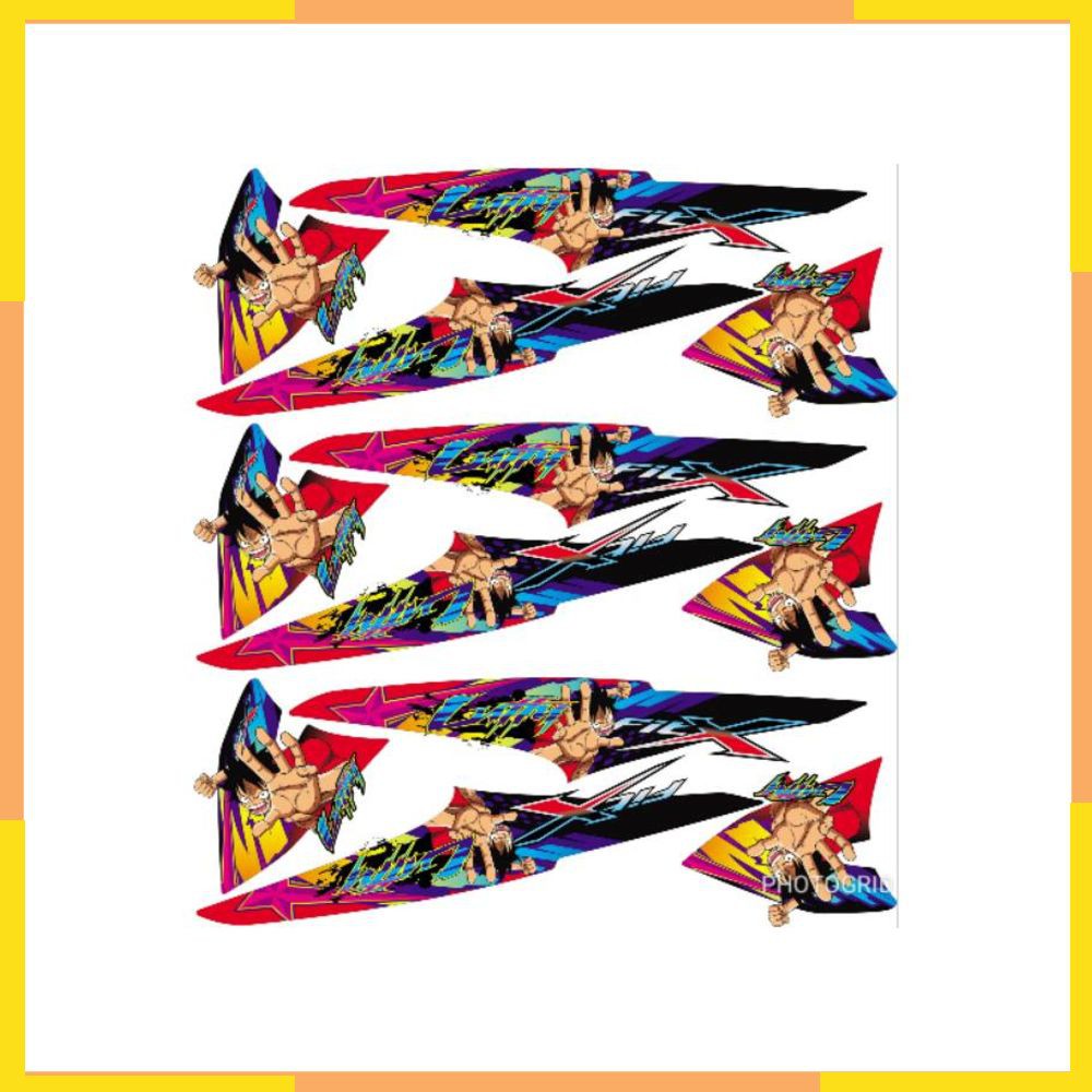 Striping Motor Supra Fit New Fit X Fit S  Stiker   decal motor full body