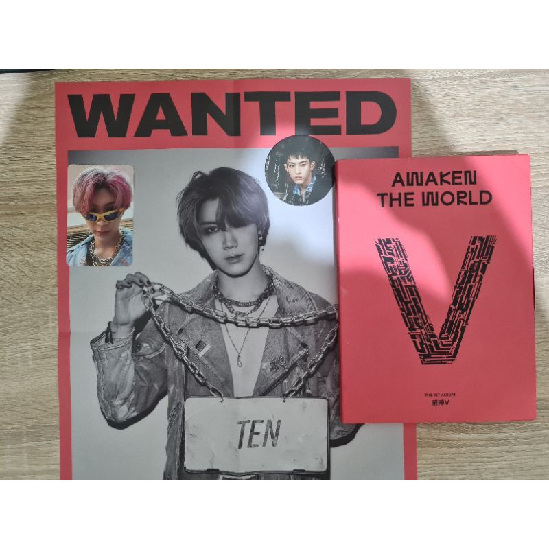 WayV Awaken The World ATW PC Photocard TEN CC Circle Card Winwin Yangyang Poster Lucas TEN Album Onl