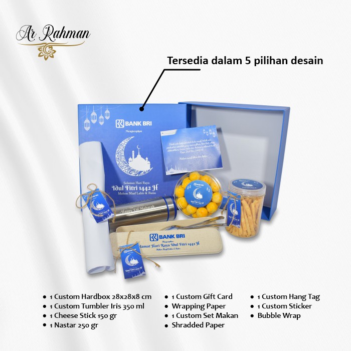 

Parsel Ramadan/Parcel Kue Kering Lebaran/Idul Fitri Hampers (Ar Rahman)