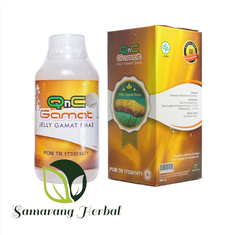 Jeli gamat QnC Gamat Suplemen //Jelly Ekstrak Gamat Emas 