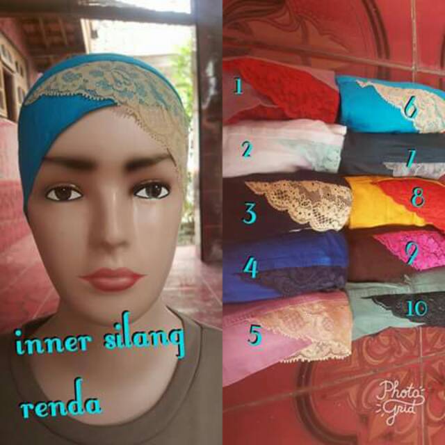 Ciput inner silang renda