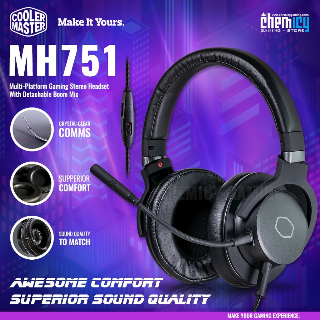 Cooler Master MasterPulse MH751 Multi Platform Stereo Gaming Headset