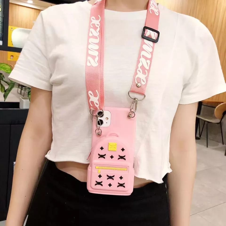 VIVO Y75 - Y15S - Y01 - Y21 - Y21S - Y21A-Y21T-Y21E 4G-Y21G 4G-Y33S-Y33T-Y32 4G CASE TAS SELEMPANG DOMPET + TALI ( JAYA ACC)