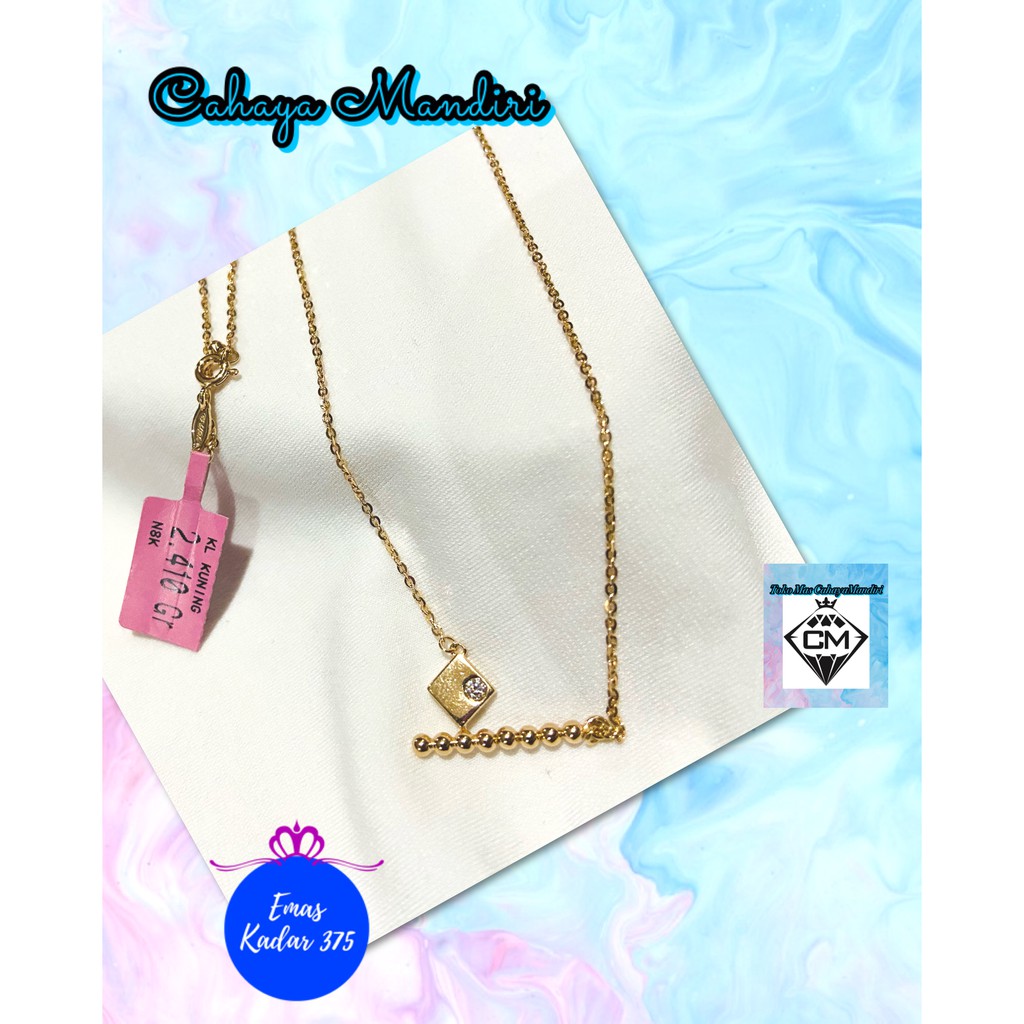 Kalung Emas Kadar 375 (8K) Berat 2,410 Gram