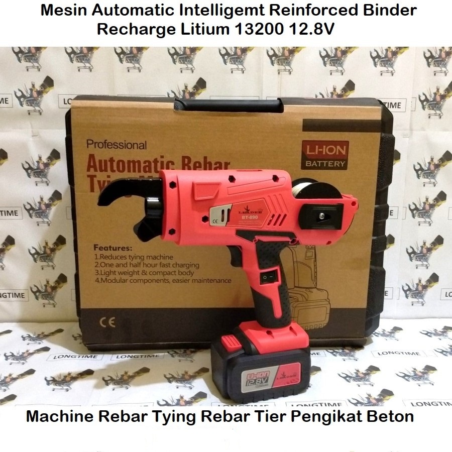 Mesin Bendrat 12V.8V Machine Rebar Tying Rebar Tier Pengikat Beton mesin kawat ikat