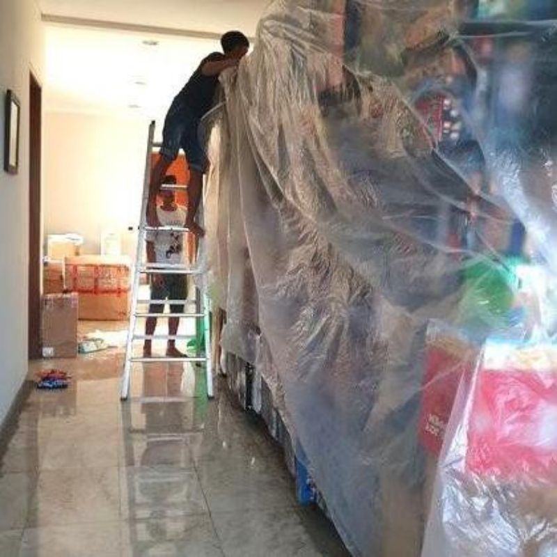 Plastik Penutup Rak Etalase Estalase Jualan Toko | Plastik Cor / plastik rol butek ukuran 1m x 25m t