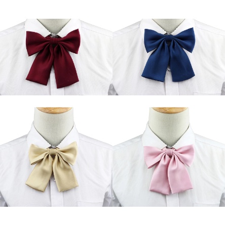 Bow Tie Women Girls School Student Cosplay Uniform Accessories Formal Office Bowtie