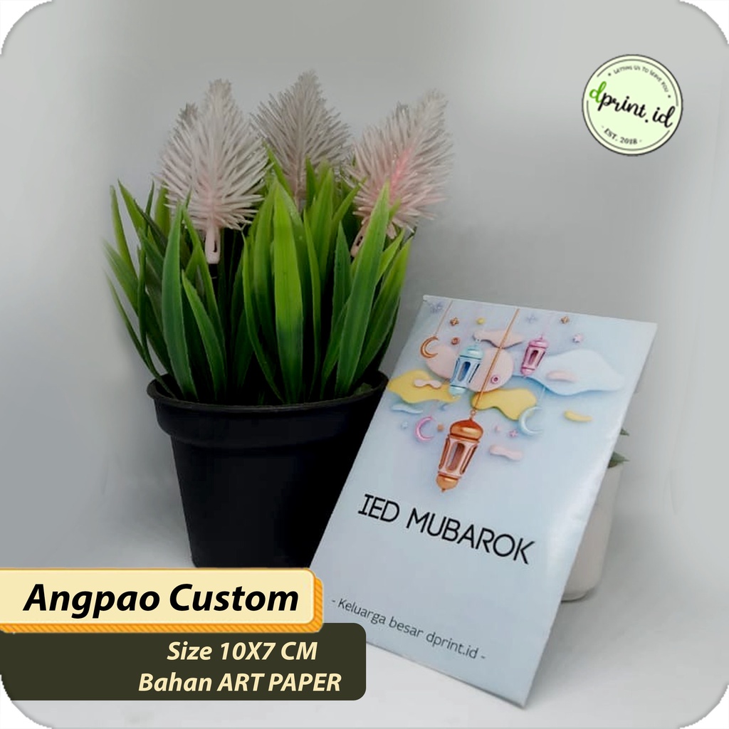 

Cetak Angpao Custom 10x7 cm - Amplop Lebaran Natal Sincia