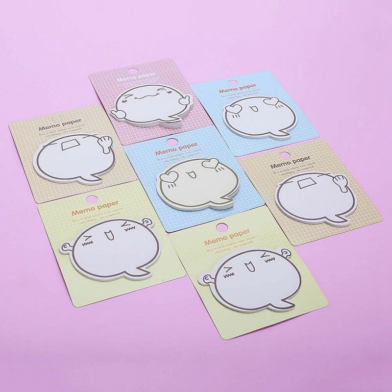 30Pcs Sticky Notes Motif Kartun