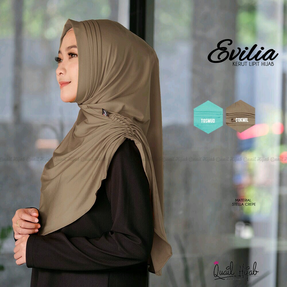 Quail Hijab - EVILIA KERUT LIPIT