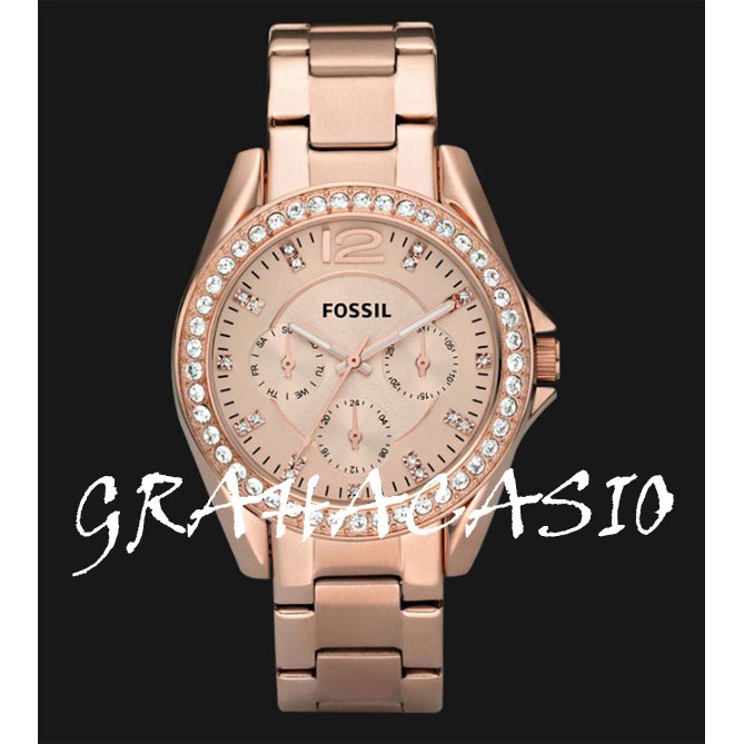 Jam Tangan Wanita Merk Fossil Type ES 2811 ES2811 Original