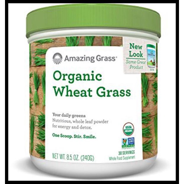 

DISKON TERBATAS !!! AMAZING GRASS, ORGANIC WHEAT GRASS, 8.5 OZ (240 G) TERLARIS