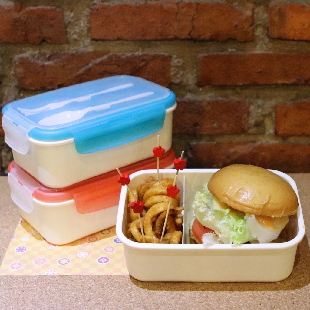 Food Container Calista Iwaki Lunch Box / Tempat Makan / Kotak Bento [400 gr] A121