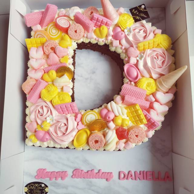 

Letter cake kue ultah