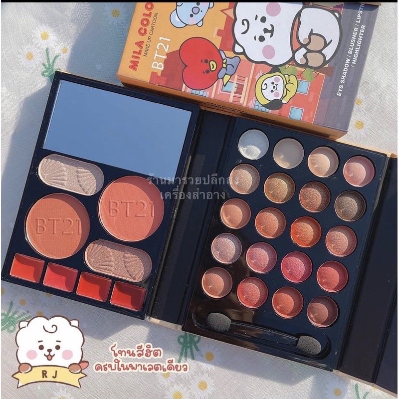 ✨NAGIHI✨ PROMO!!EYESHADOW PALETTE MAKE UP BUBBLE PEACH/STRAWBERRY