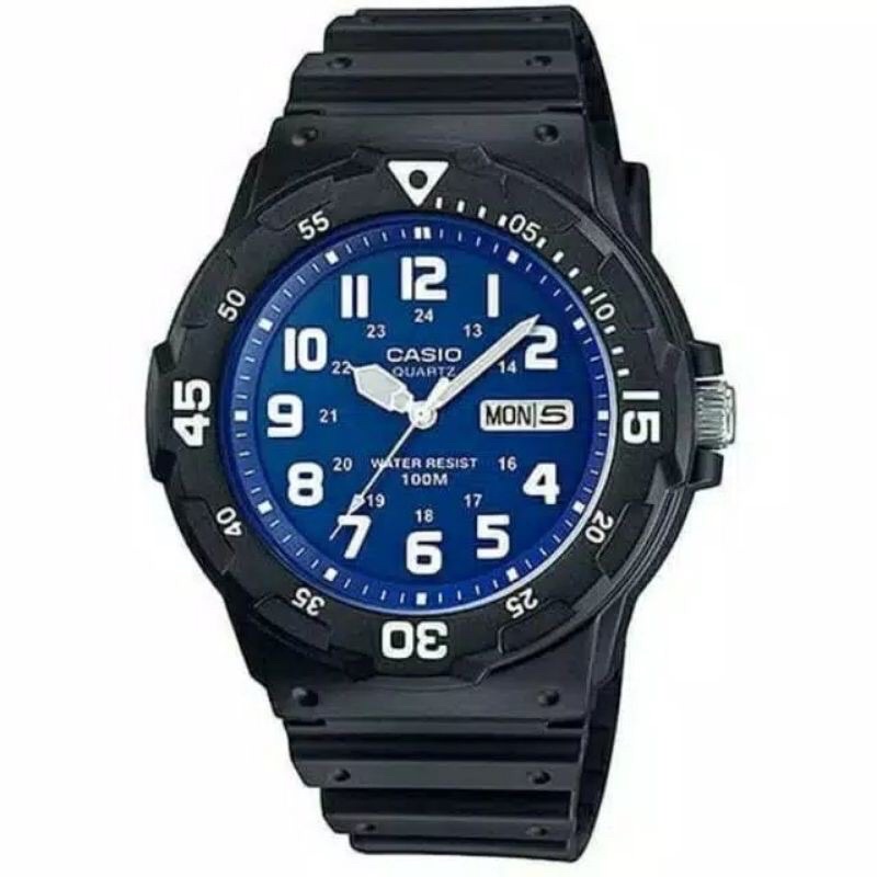 CASIO ORIGINAL MRW-200H-2B2 MRW 200H 2B2 200 H MRW200 JAM TANGAN PRIA GARANSI RESMI CASIO