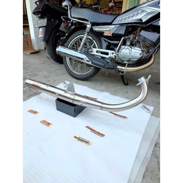 KNALPOT RX KING RXKING PEREDAM BKJ STAINLESS