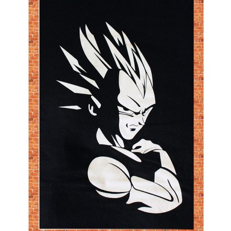 [Bayan]Sablon Baju | Anime | Dragon Ball | Vegeta | Sablon Digital | Sablon Polyflex | Tangan Pendek