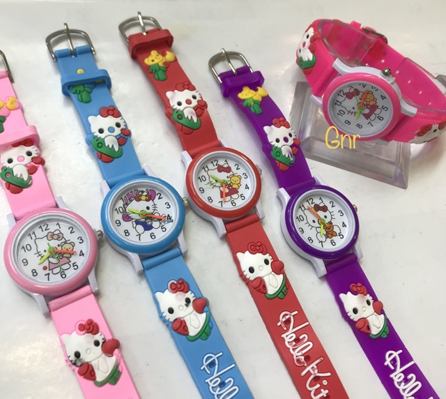 HARGA TERMURAH,,,, JAM TANGAN ANAK JARUM RING WARNA