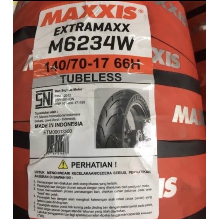 BAN MAXXIS RING 17 140/70-17 TUBLES