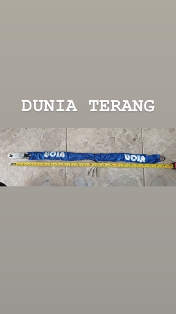 Gembok Rantai VION 85cm lapis Kain untuk Motor Sepeda Pagar Ruko 85 cm - Anti Maling