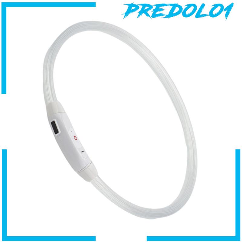 [PREDOLO1] USB Rechargeable LED Dog Pet Collar Flashing Luminous Safety Light Up