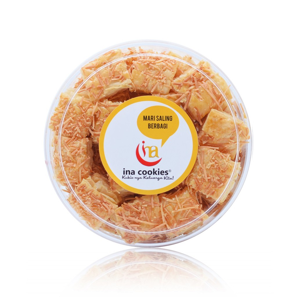 

INA COOKIES KUE KERING CHEESE STICK - TOPLES REGULER