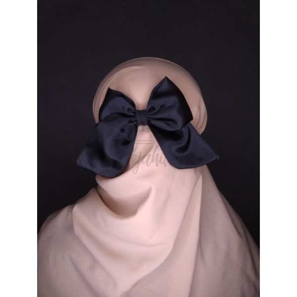 "Pita Besar" konektor masker pita/sailorbow/konektor pita satin besar/konektor masker/pita satin bow