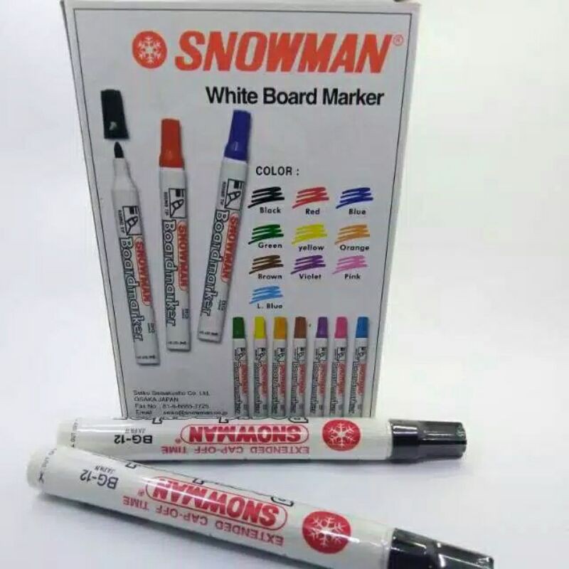 

Spidol Snowman WhiteBoard Murah / Spidol Papan Tulis