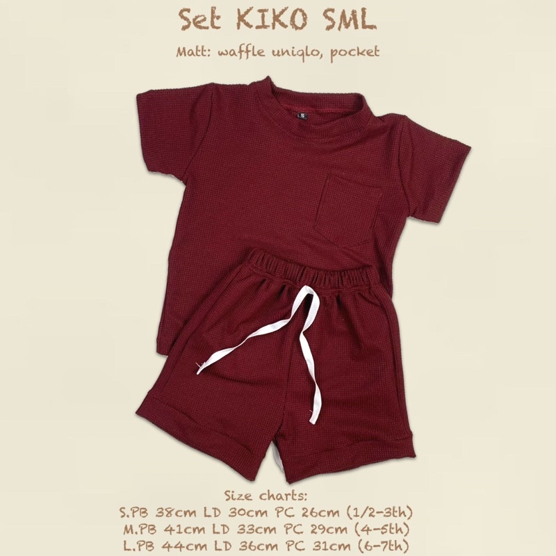 Setelan Anak Kiko Unisex Original Pineapple Kaos Anak Super Premium Terlaris Termurah Best Seller