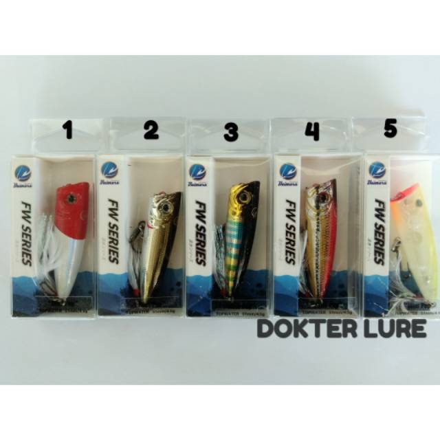 LURE Popper DAIMARU Mini Pop 4.5gr 51mm Ultralight UL