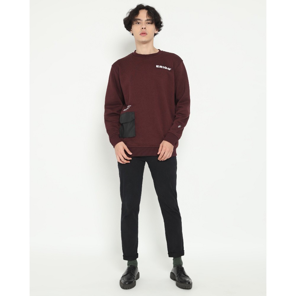 ATASAN CREWNECK POKET ERIGO TERLARIS/TERBARU PREMIUM/DISTRO PRIA&amp;WANITA