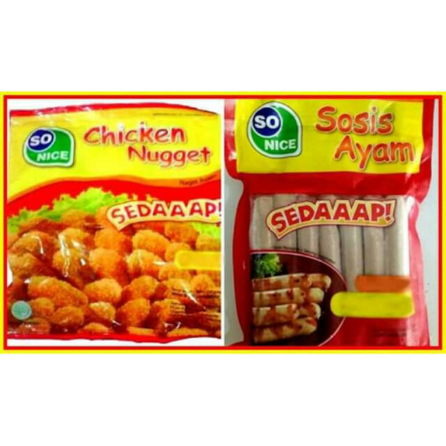 Nugget Dan Sosis So Nice Shopee Indonesia