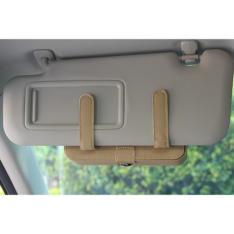 PU Car face paper box Sun visor Hanging tissue box Car toilet paper box Car face box clip sunroof