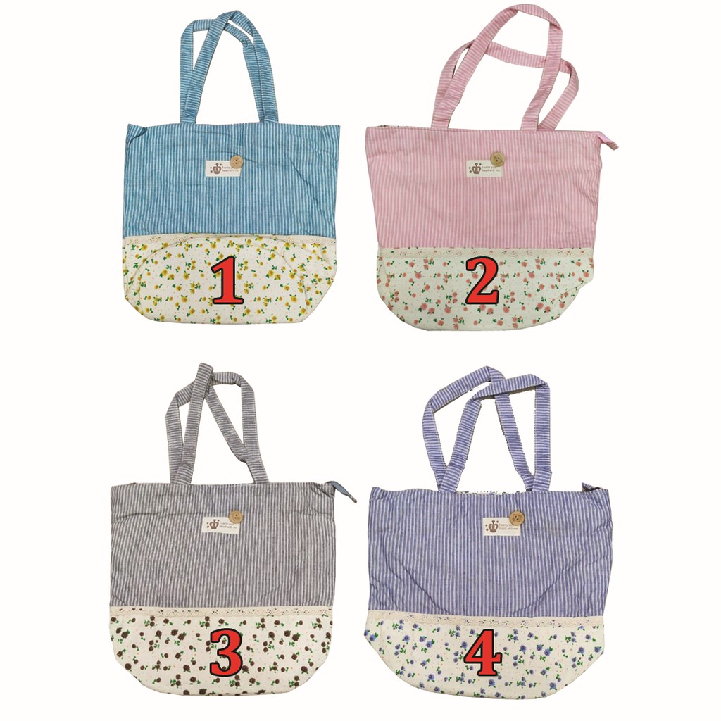 Canvas Medium Tote Bag/Tas kanvas/Tas tenteng/Tas samping