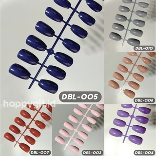 Mickey 24 Pcs Fake Nail Manicure Sticker Durable KU031