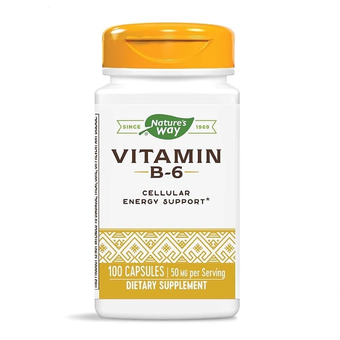 Natures Way Vitamin B6 (50 mg) 100 Cap Nature Way Vit B6