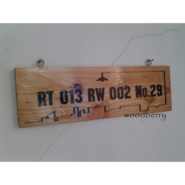

Nomor rumah costum order